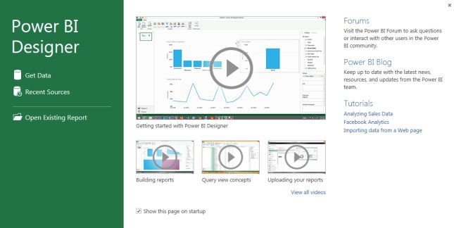 designer startup page